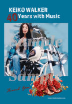 Keiko Walker〜40 Years with Music Postcard